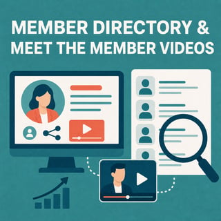 Member Directory Showcase with Video Highlights