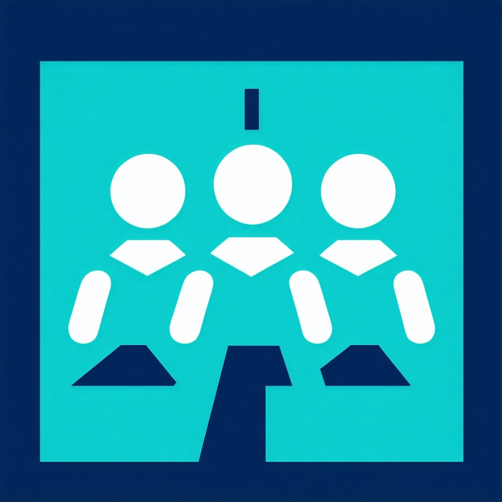 workforce and human capital infographic icon in navy and teal showing how we develop talent and leadership in food production