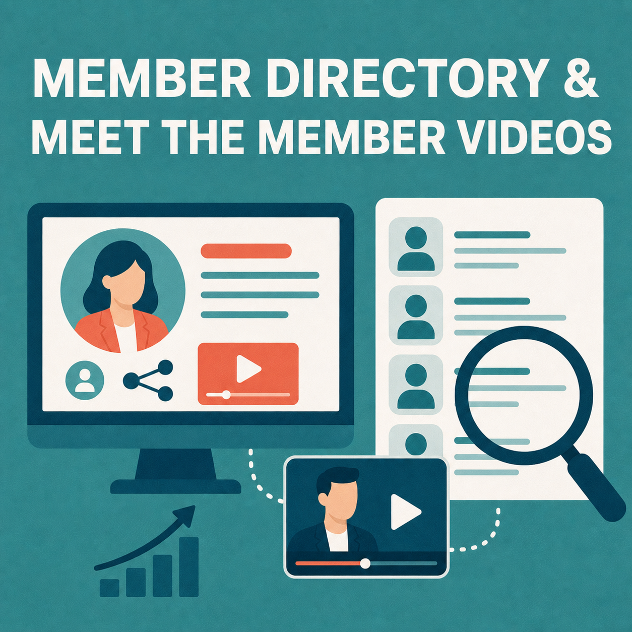 Member Directory Showcase with Video Highlights