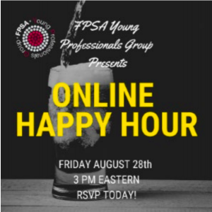 Online Happy Hour: Friday, Aug 28th at 3pm eastern. RSVP today!